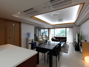 LDKを広げてゆとりと豊かな眺望を確保 LDKを広げてゆとりと豊かな眺望を確保